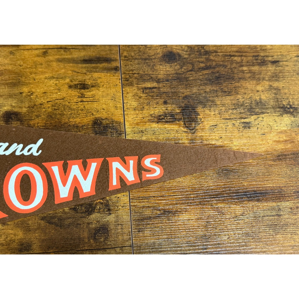 Vintage 1967 NFL Cleveland Browns pennant