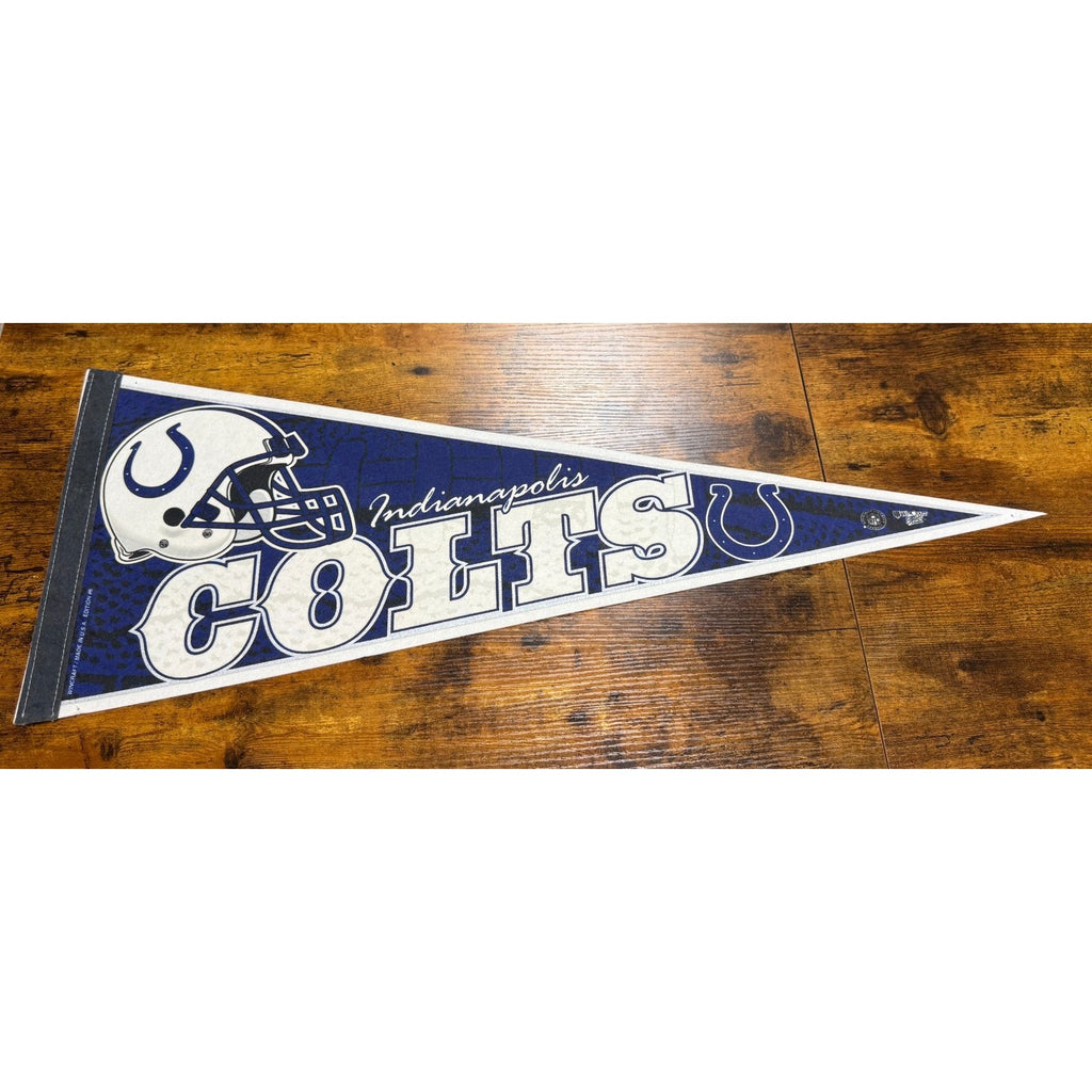 Vintage 90's NFL Indinanapolis Colts pennant