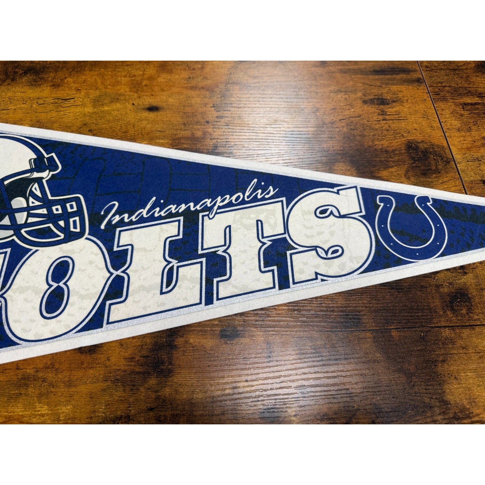 Vintage 90's NFL Indinanapolis Colts pennant