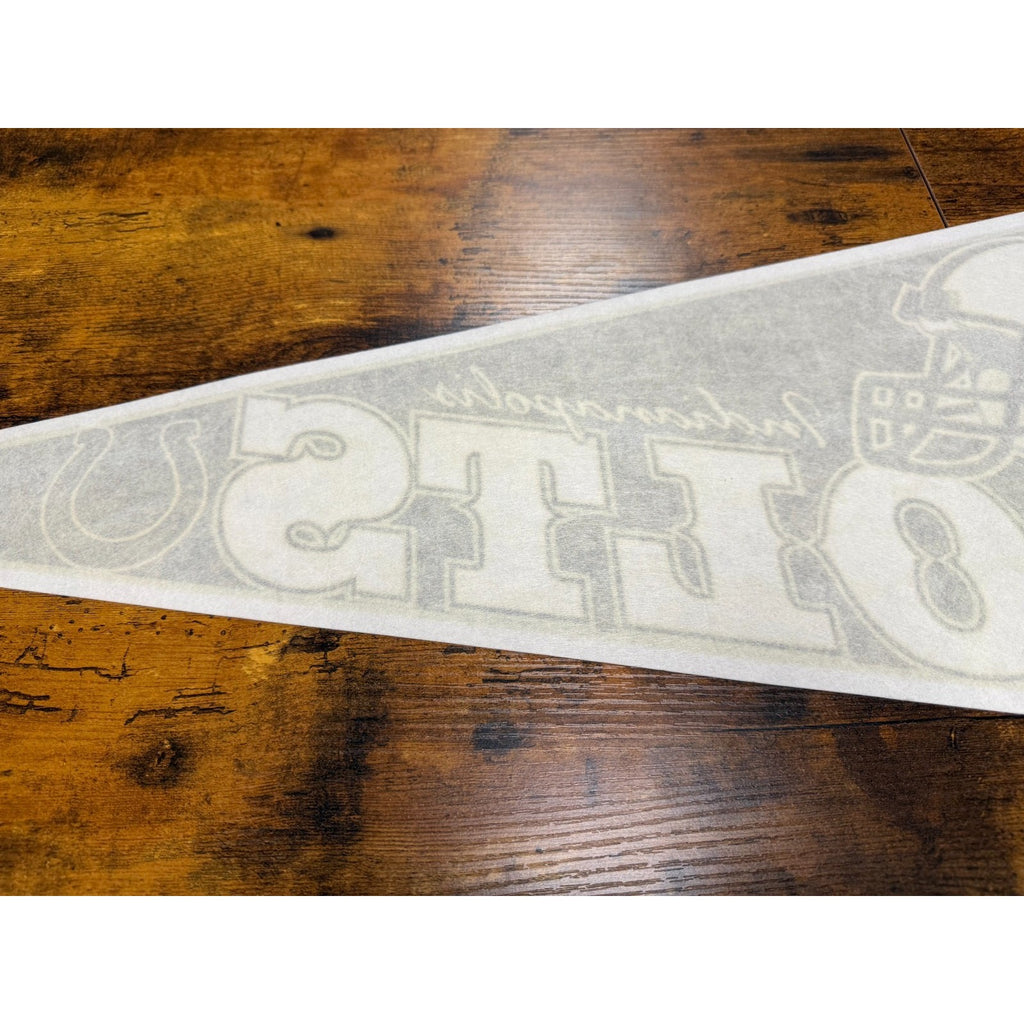 Vintage 90's NFL Indinanapolis Colts pennant