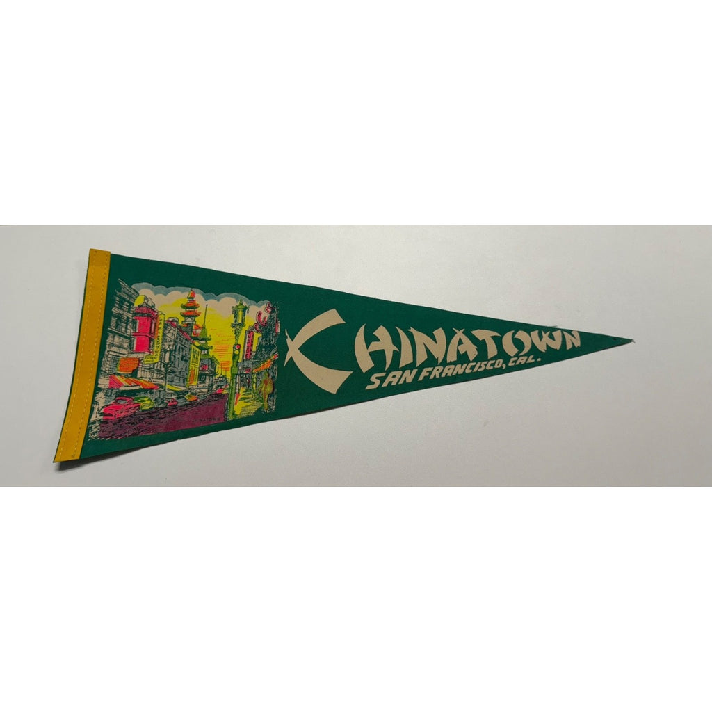 Vintage Chinatown San Francisco, California pennant