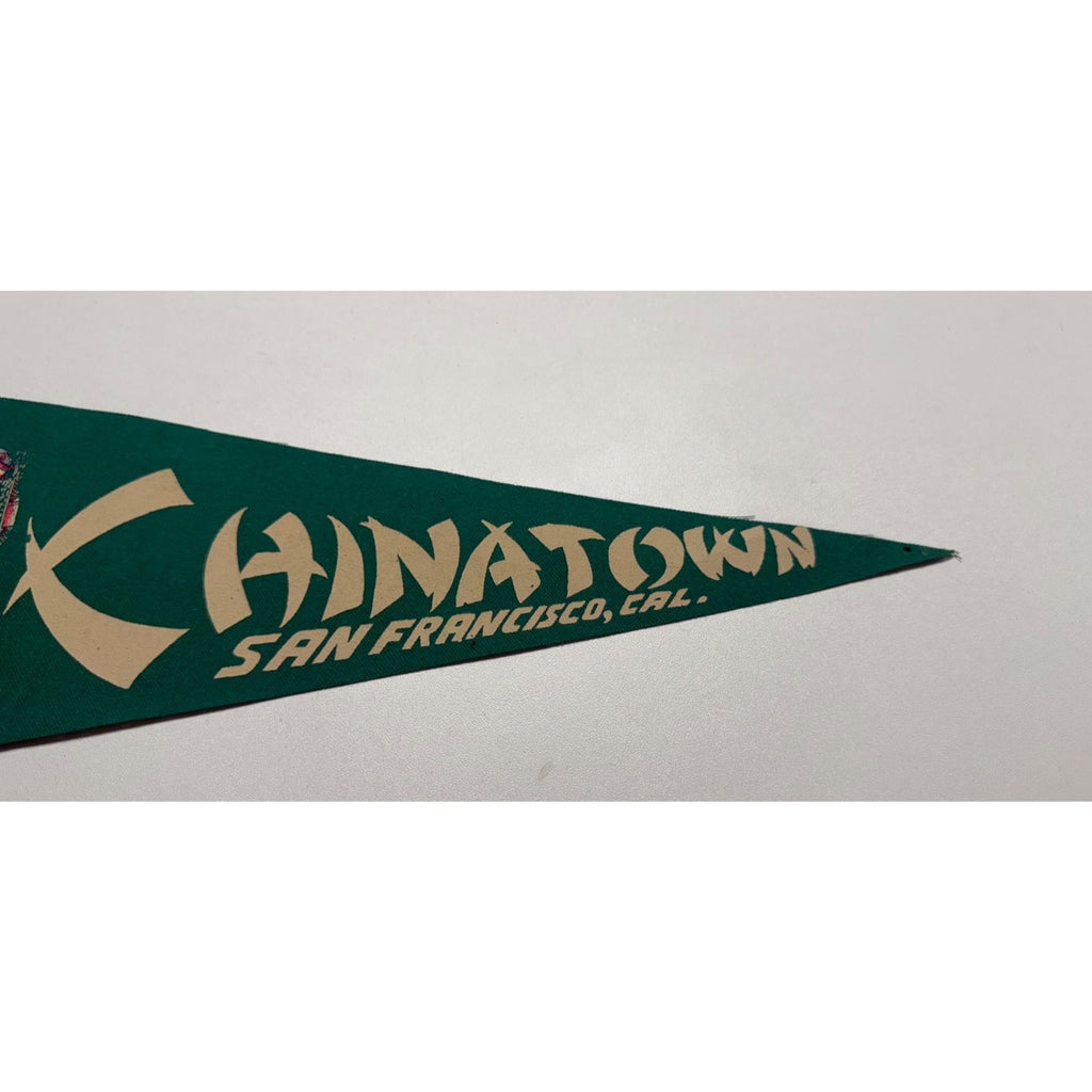Vintage Chinatown San Francisco, California pennant
