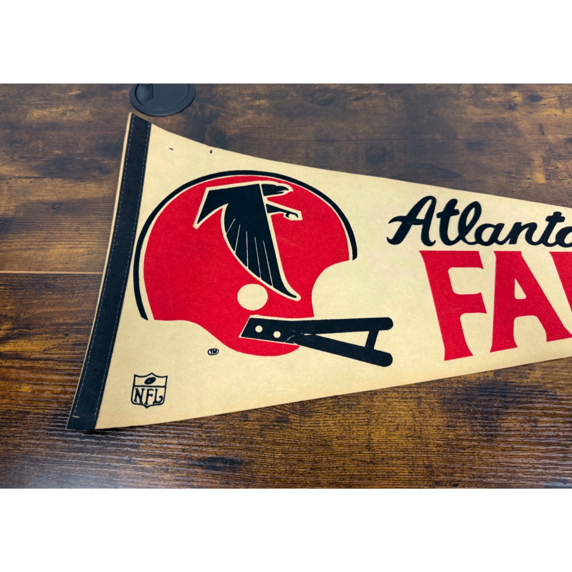 Vintage Atlanta Falcons NFL Felt Pennant Flag Sports Memorabilia
