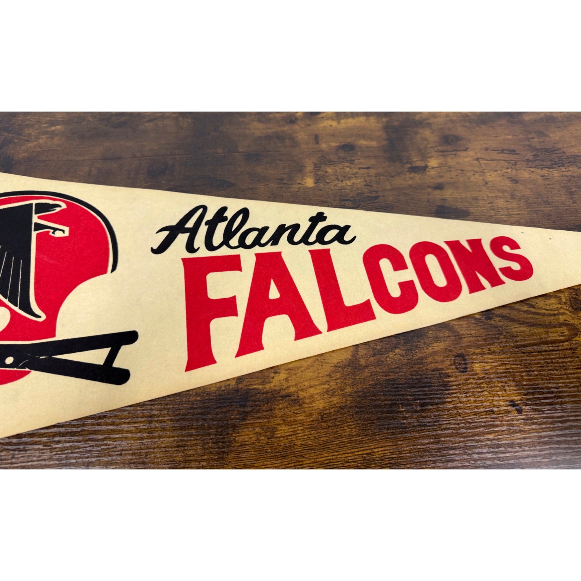 Vintage Atlanta Falcons NFL Felt Pennant Flag Sports Memorabilia