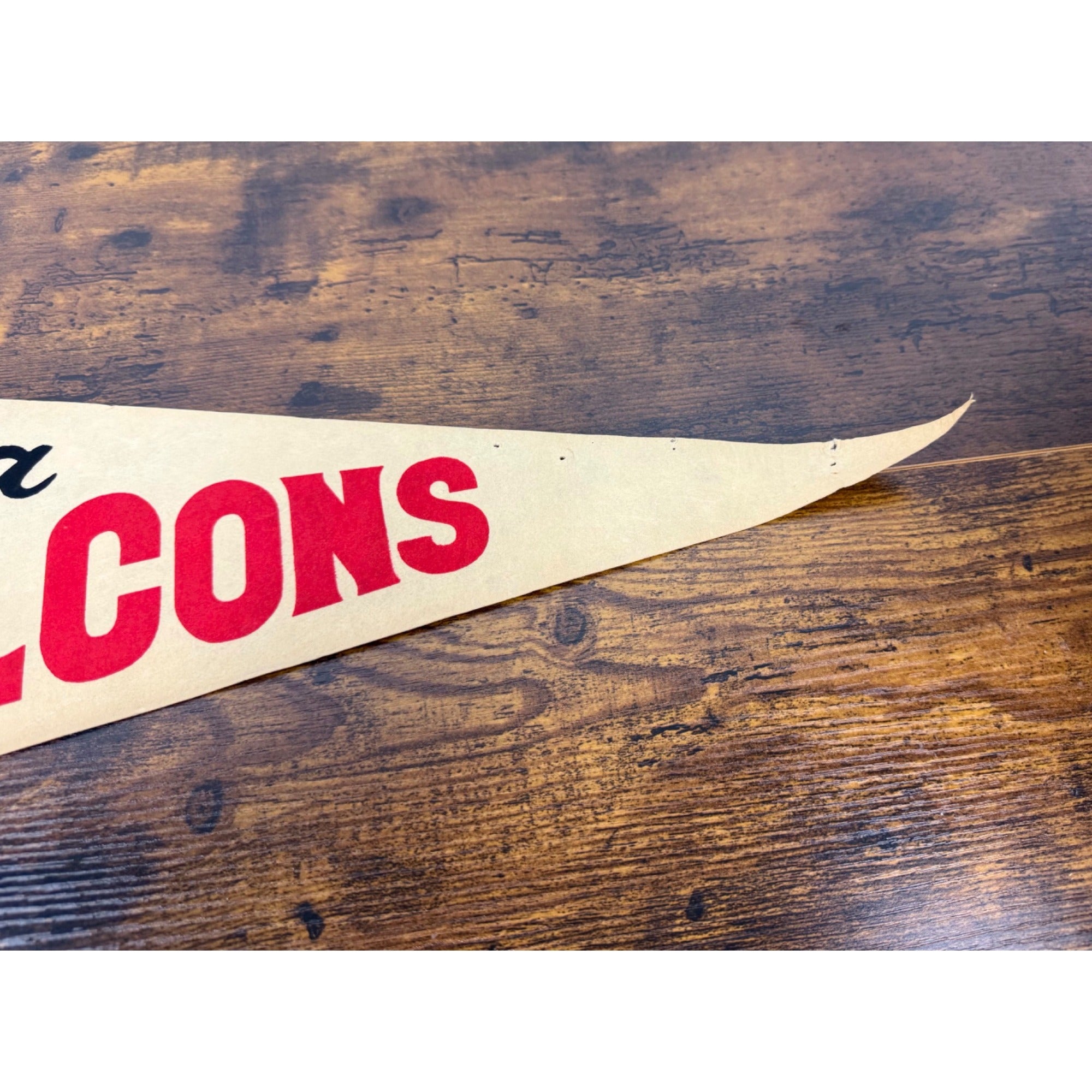 Vintage Atlanta Falcons NFL Felt Pennant Flag Sports Memorabilia