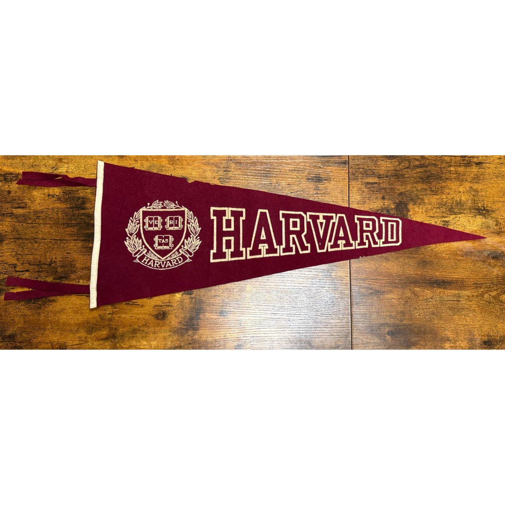 Vintage Harvard wool pennant
