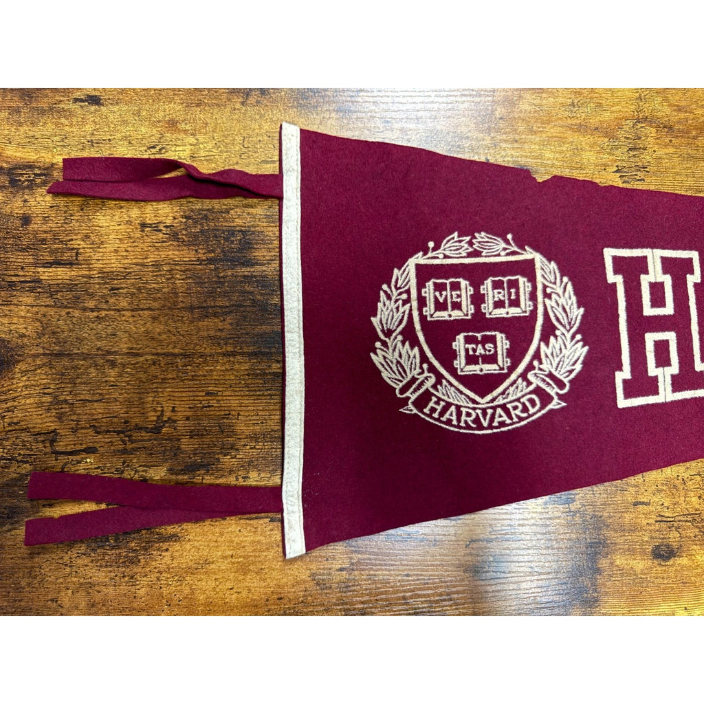 Vintage Harvard wool pennant