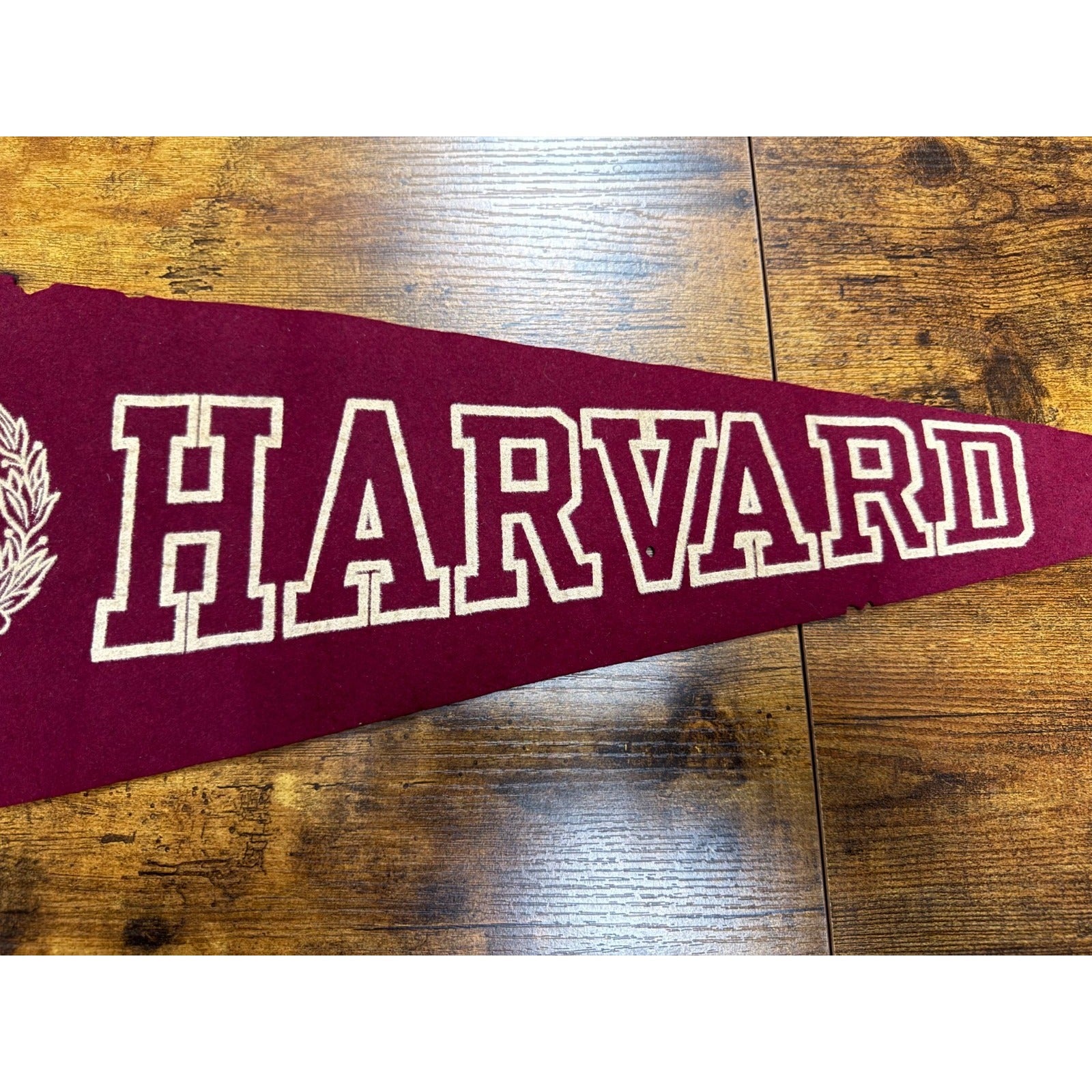 Vintage Harvard wool pennant