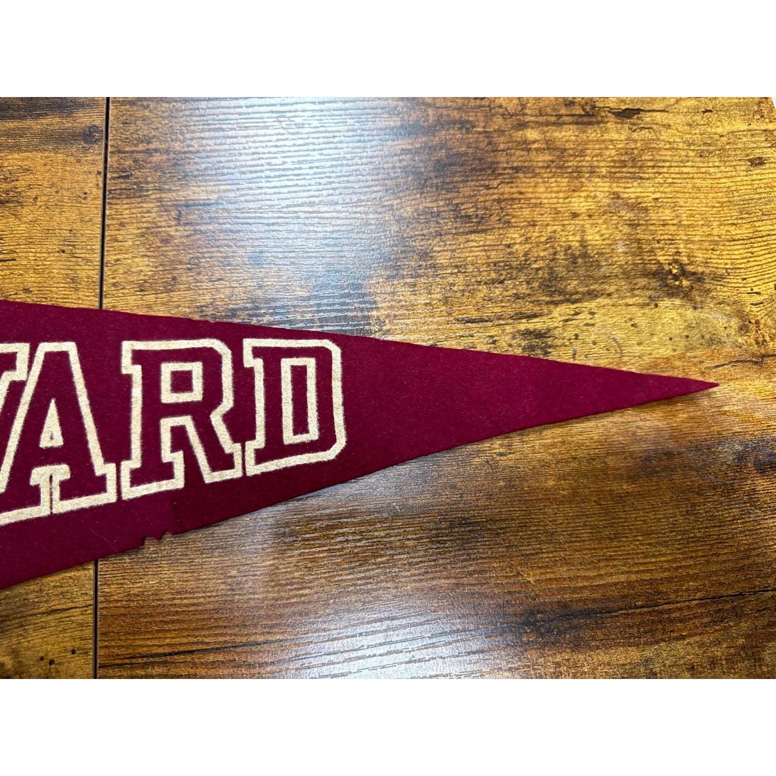 Vintage Harvard wool pennant
