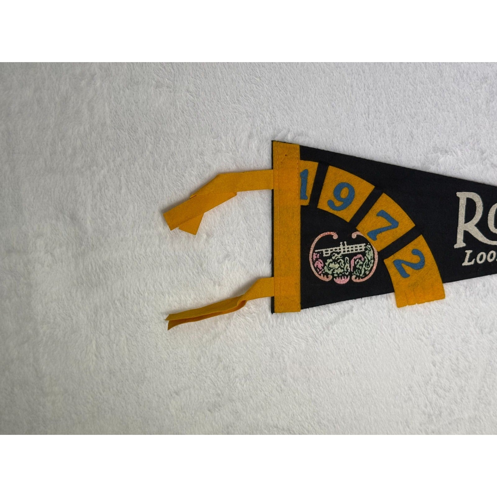 Vintage 1972 Rock City Lookout Mt. pennant