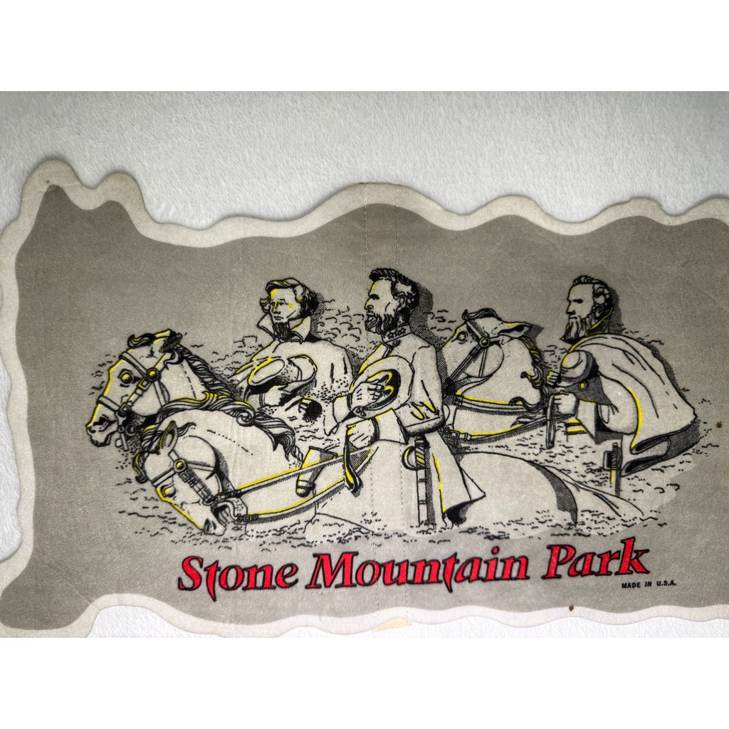 Vintage Stone Mountain Park pennant