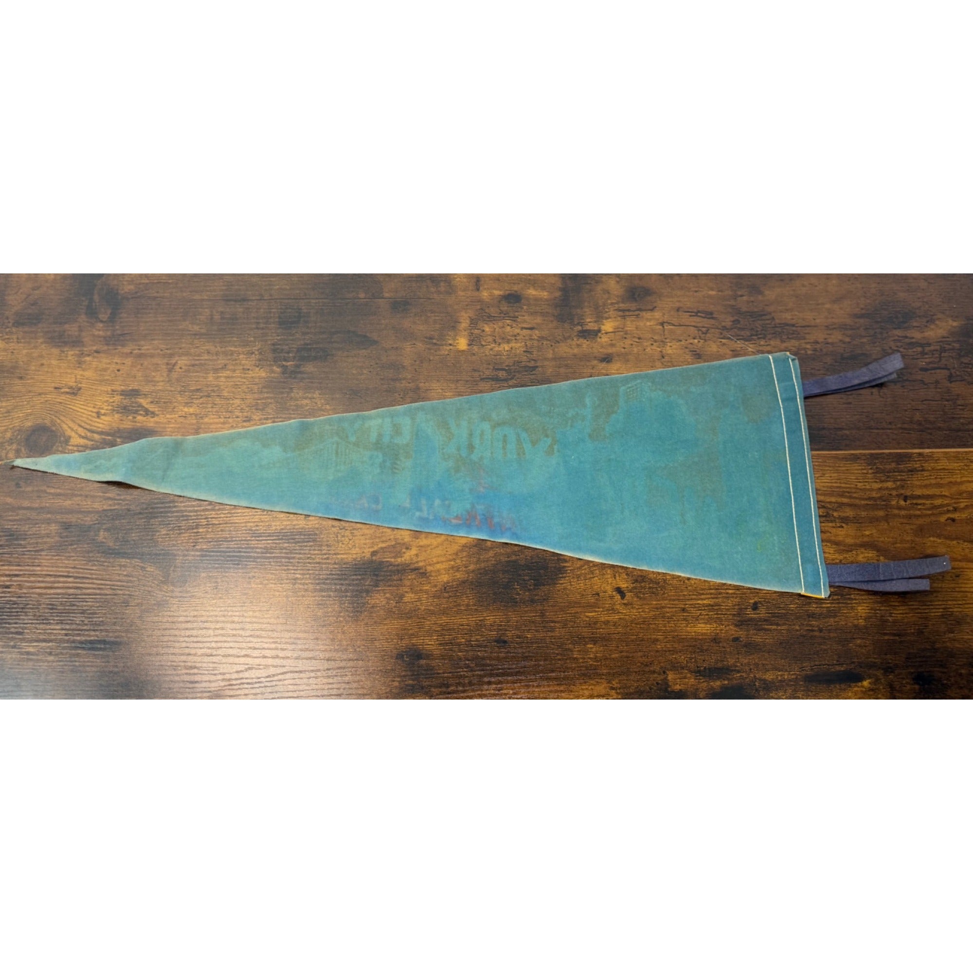 Vintage New York City Felt Pennant With Iconic Landmarks - Empire State Building