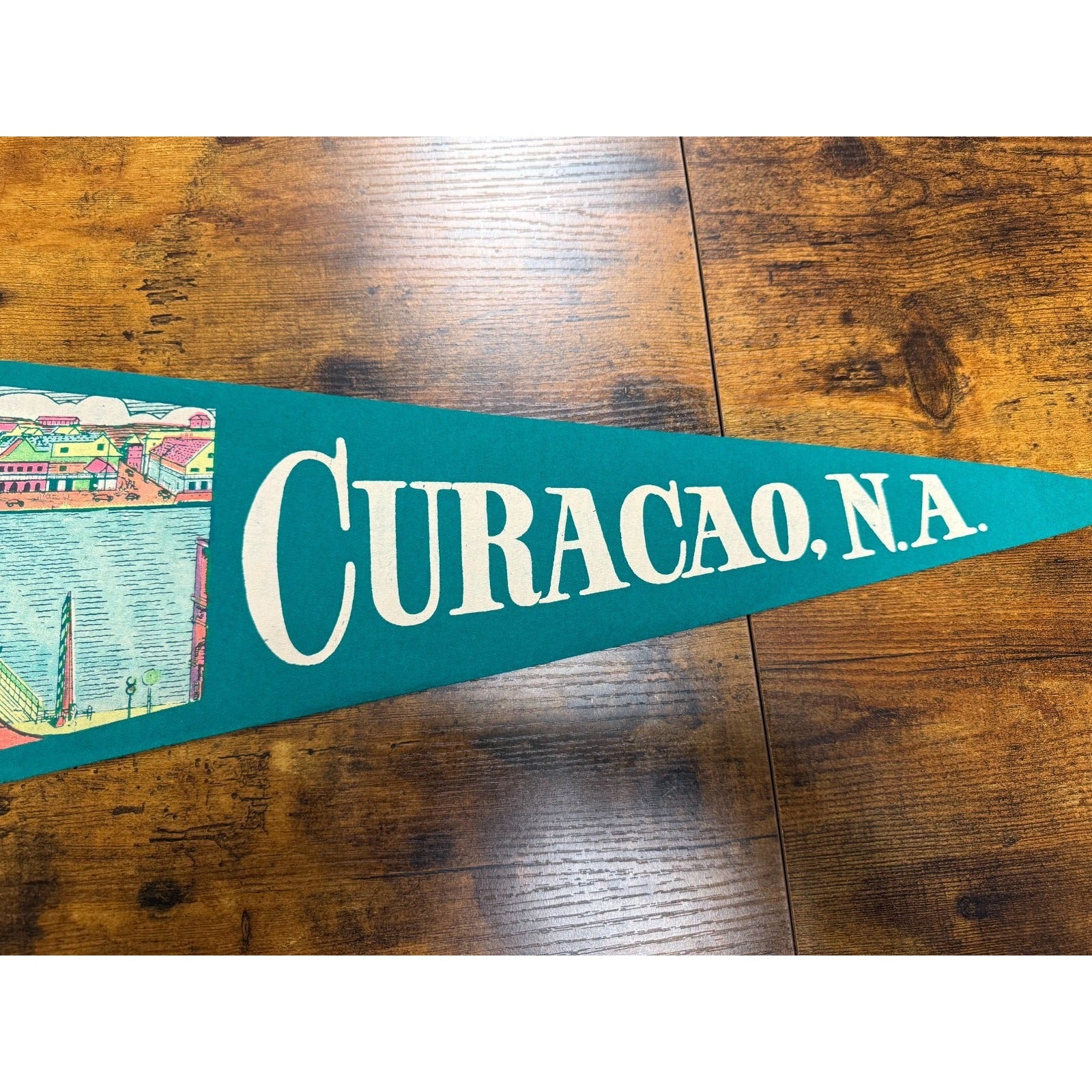 Vintage Curacao, N.A. pennant
