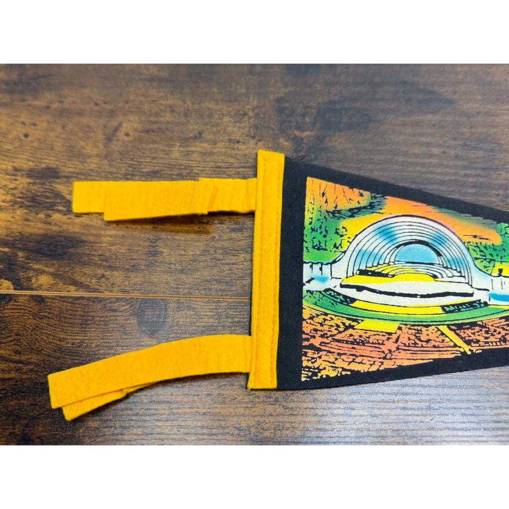 Vintage Hollywood Bowl Felt Pennant Memorabilia Souvenir 12 inches