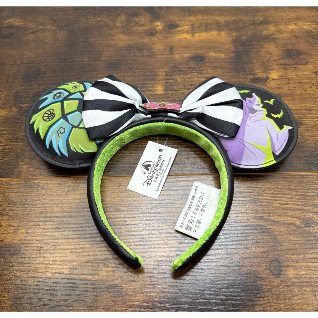 NEW Disney Shanghai Resort Nightmare Before Christmas Glow in the Dark Ears