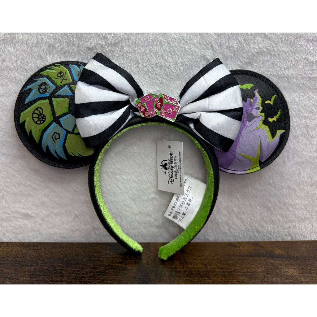NEW Disney Shanghai Resort Nightmare Before Christmas Glow in the Dark Ears