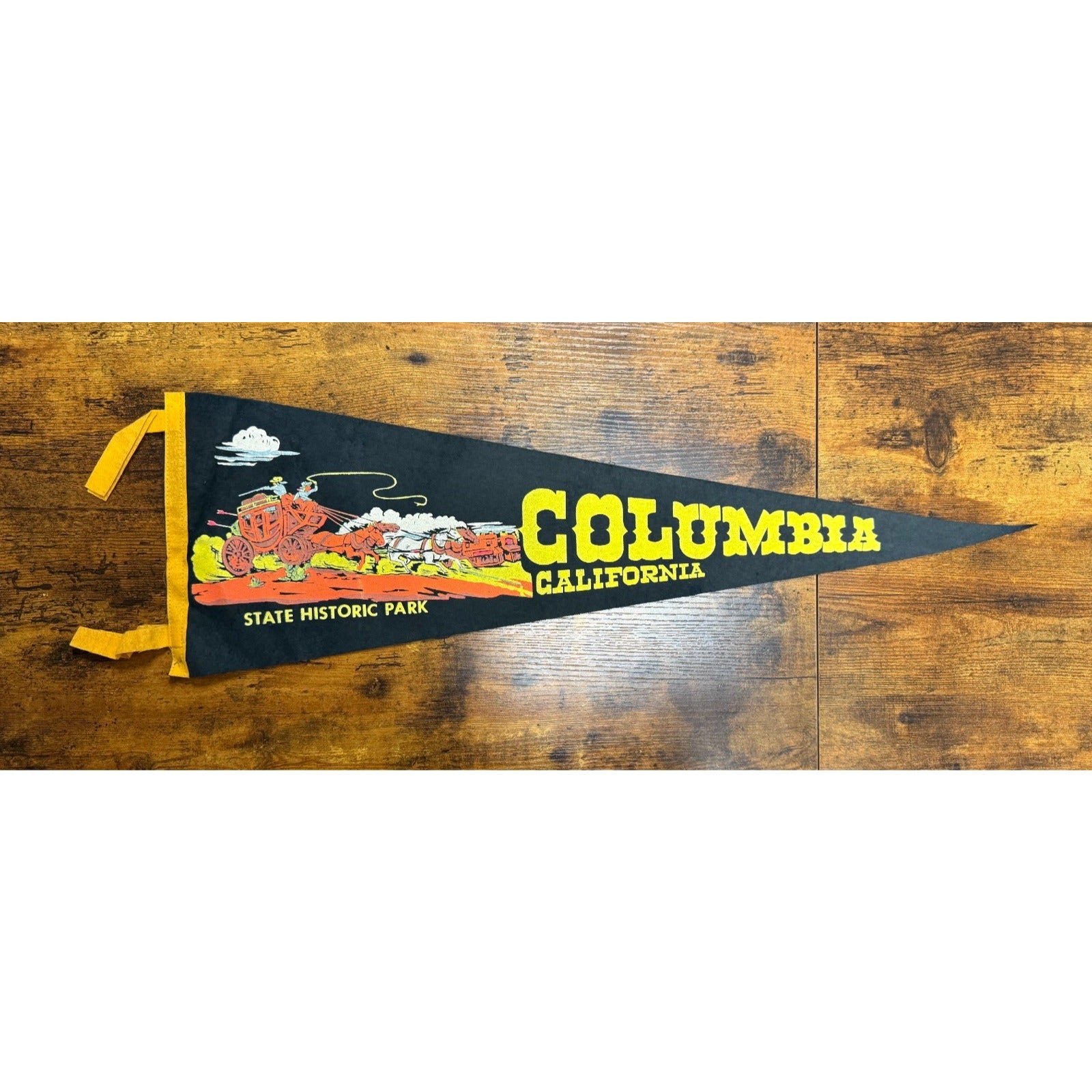 Vintage Pennant Felt Columbia California State Historic Park