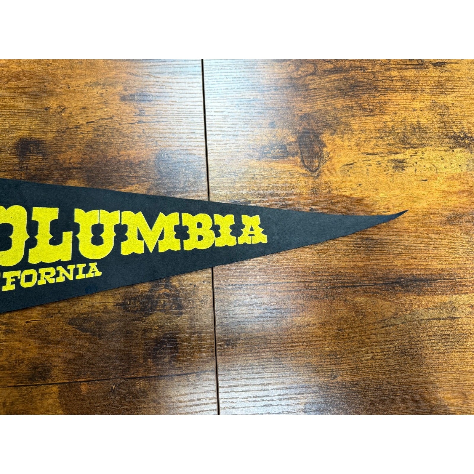 Vintage Pennant Felt Columbia California State Historic Park