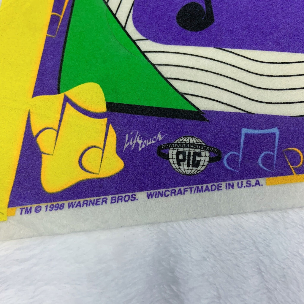 Vintage 1998 Tweety bird first friends pennant Made in USA