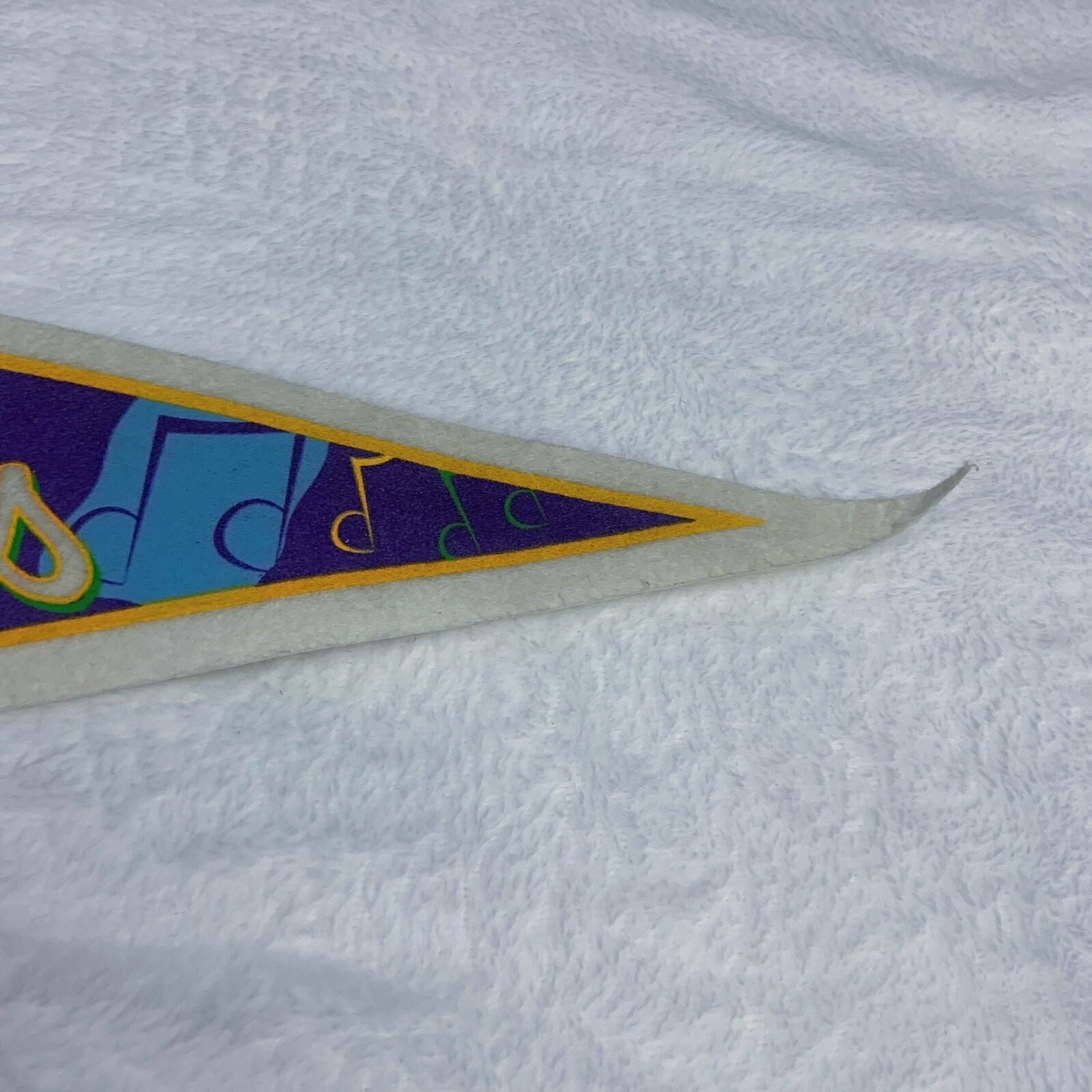 Vintage 1998 Tweety bird first friends pennant Made in USA