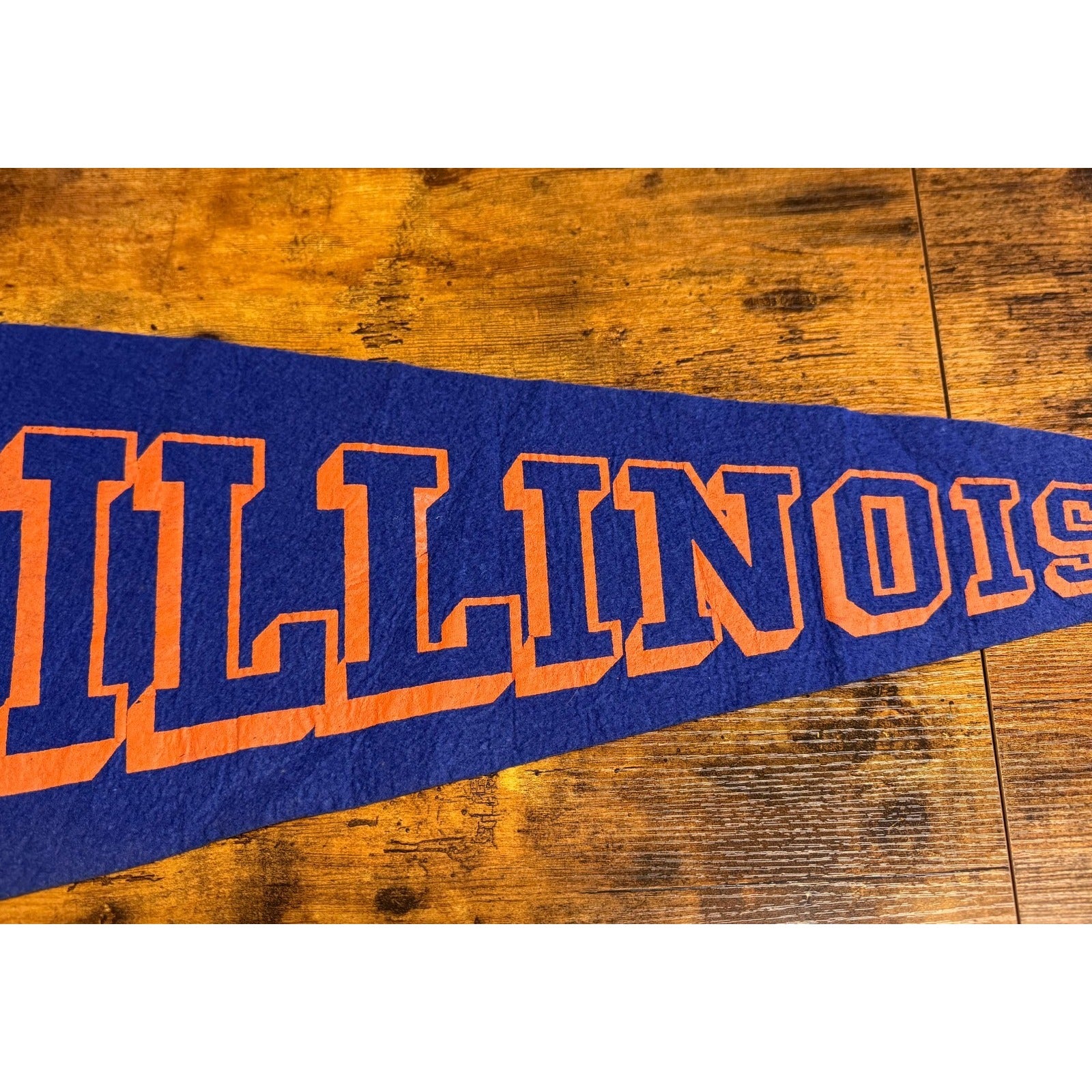 Vintage University of Illinois pennant