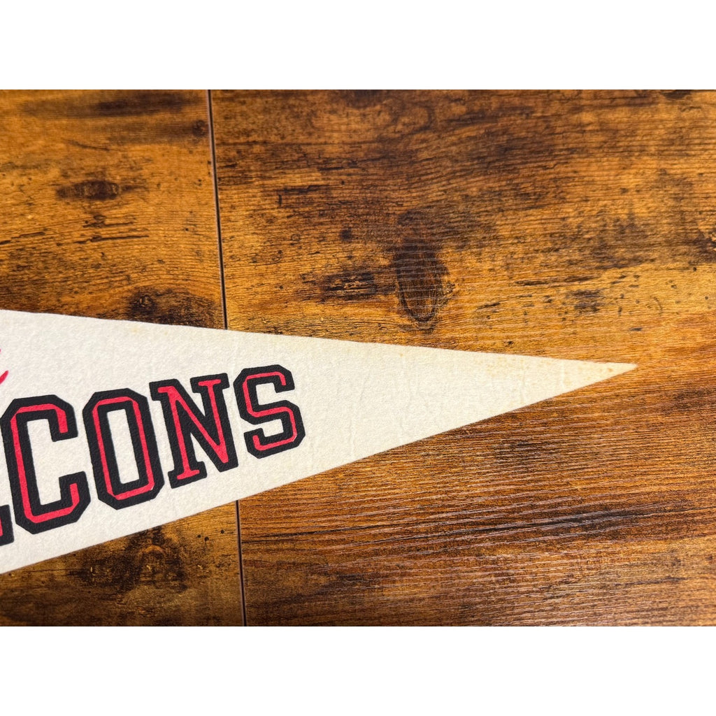 Vintage NFL Atlanta Falcons pennant single bar helmet