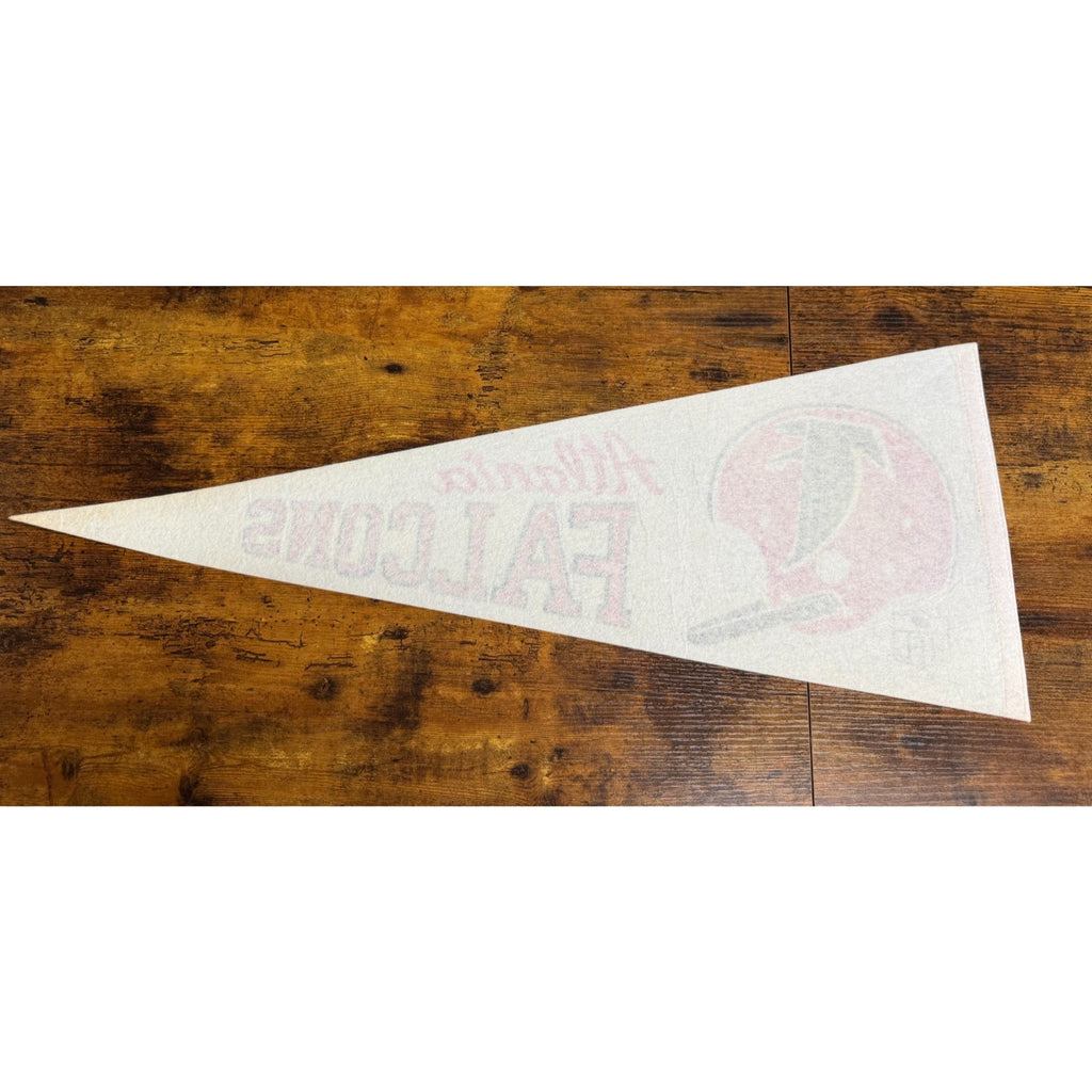 Vintage NFL Atlanta Falcons pennant single bar helmet