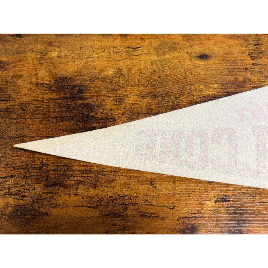 Vintage NFL Atlanta Falcons pennant single bar helmet