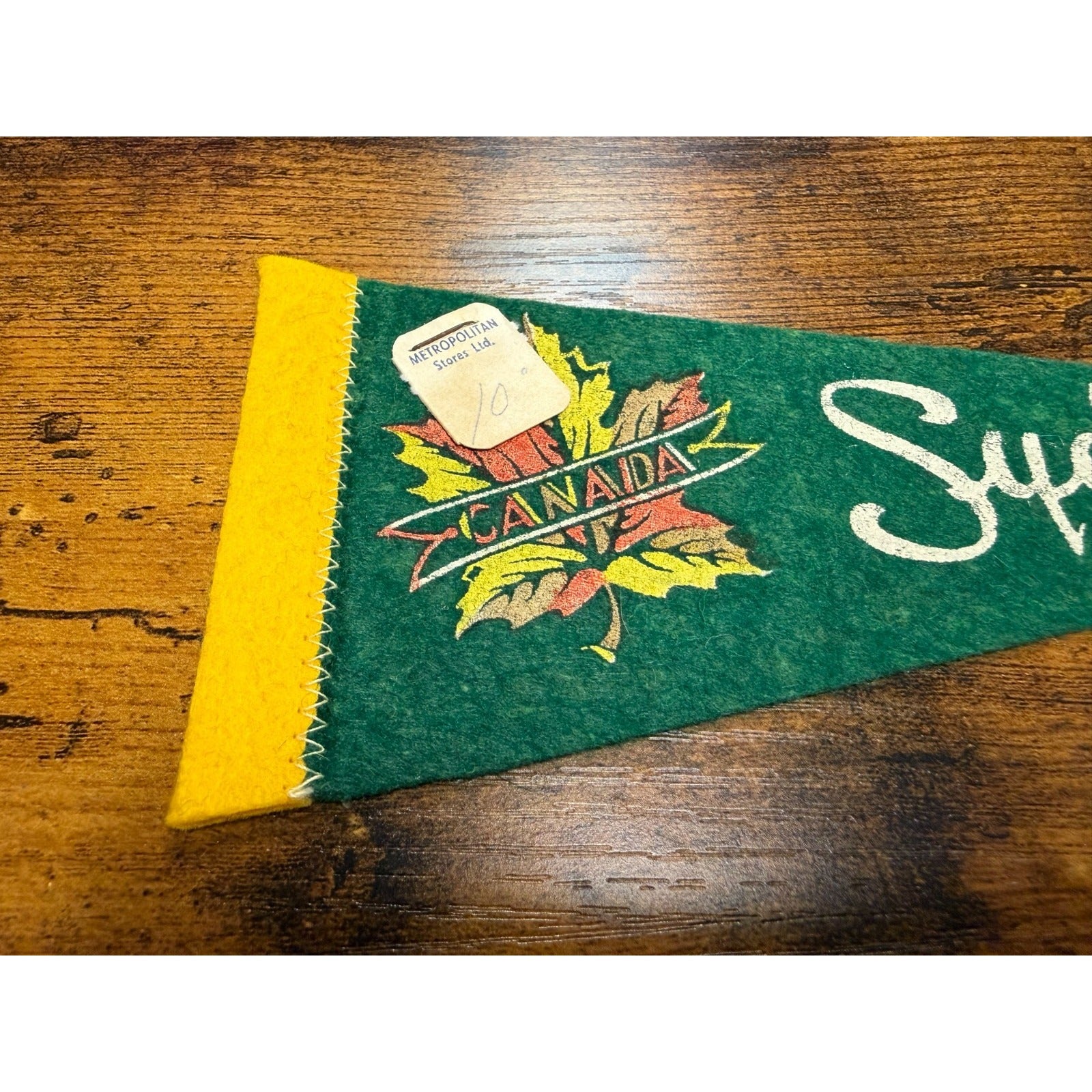 Vintage Sydney, N.S. Canada mini pennant