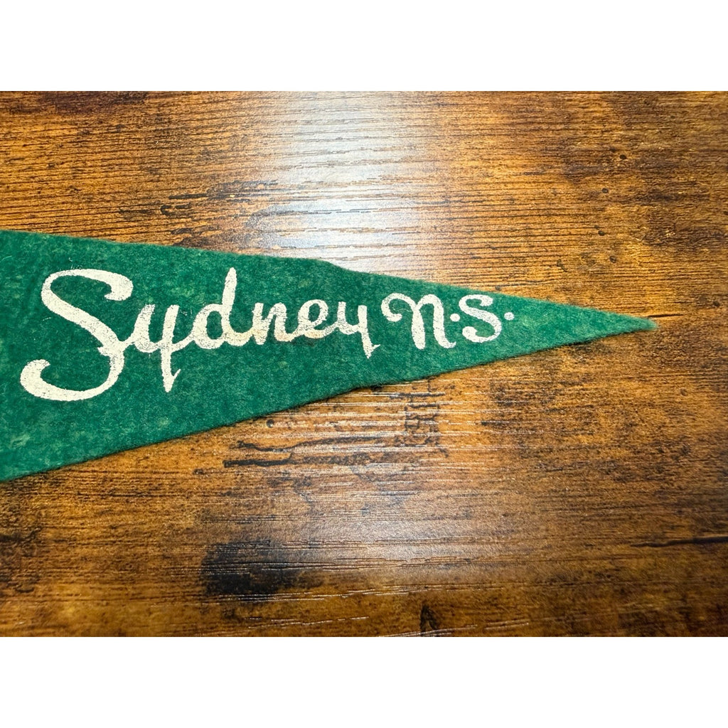 Vintage Sydney, N.S. Canada mini pennant