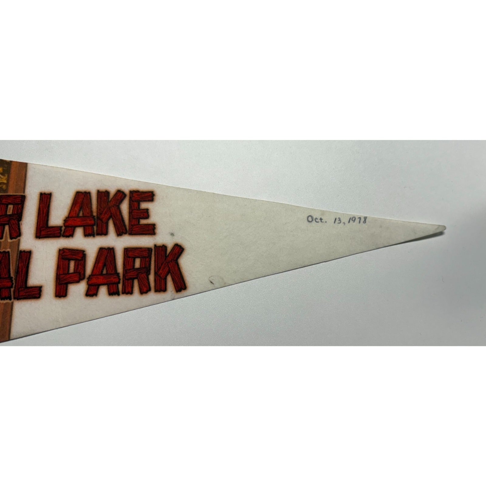 Vintage Crater Lake National Park pennant