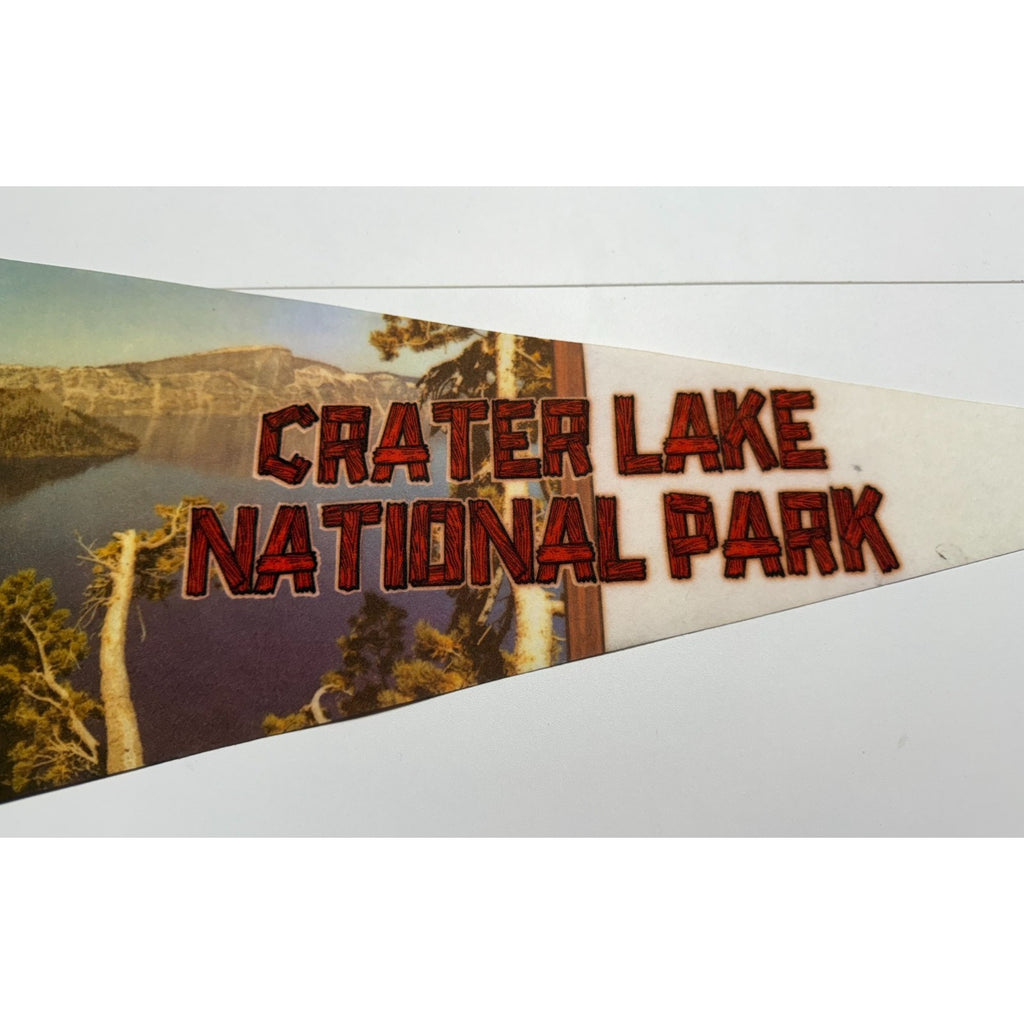 Vintage Crater Lake National Park pennant