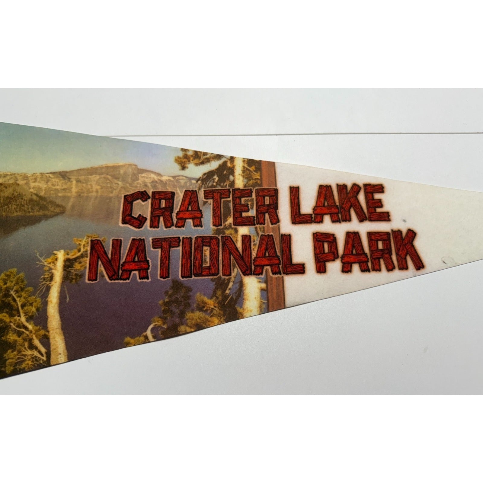 Vintage Crater Lake National Park pennant
