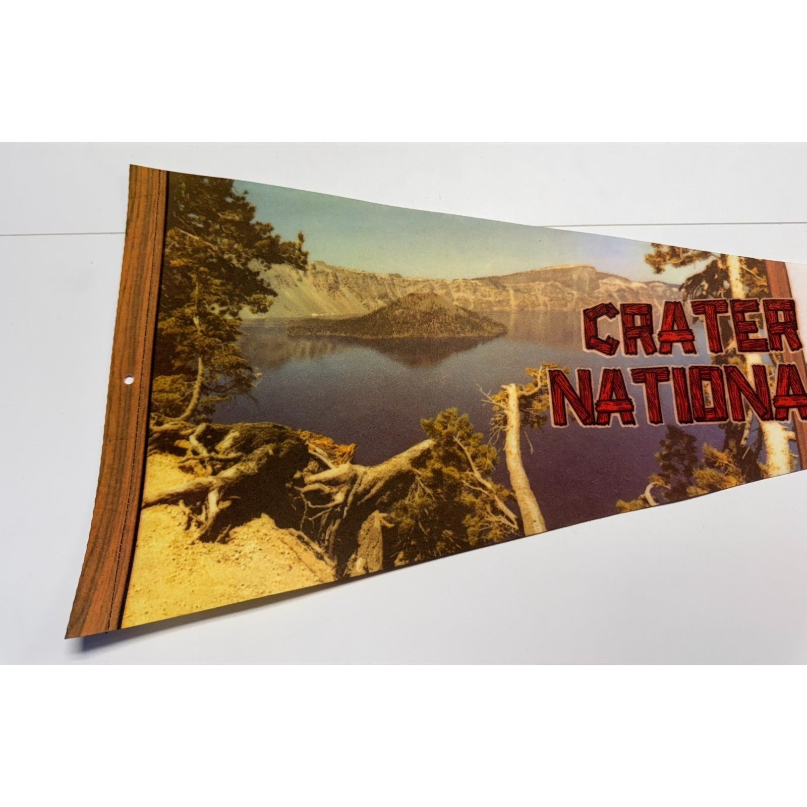 Vintage Crater Lake National Park pennant