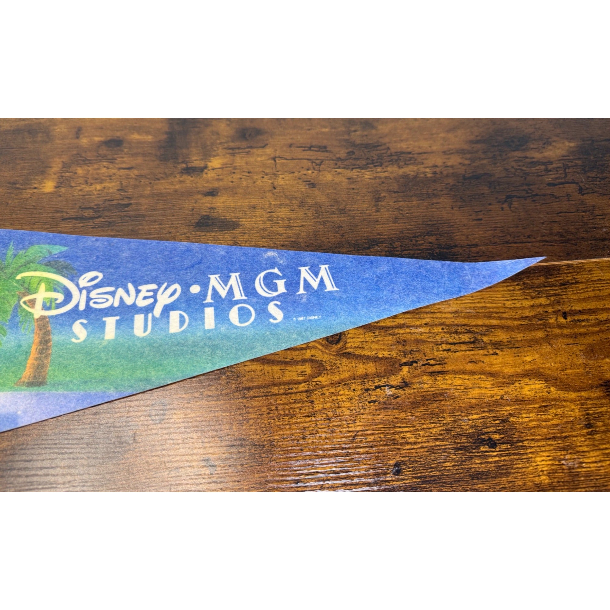 Vintage Disney MGM Studios Pennant Featuring Mickey & Minnie Mouse Club Daisy