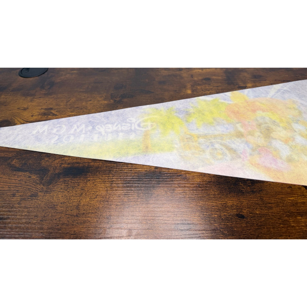 Vintage Disney MGM Studios Pennant Featuring Mickey & Minnie Mouse Club Daisy