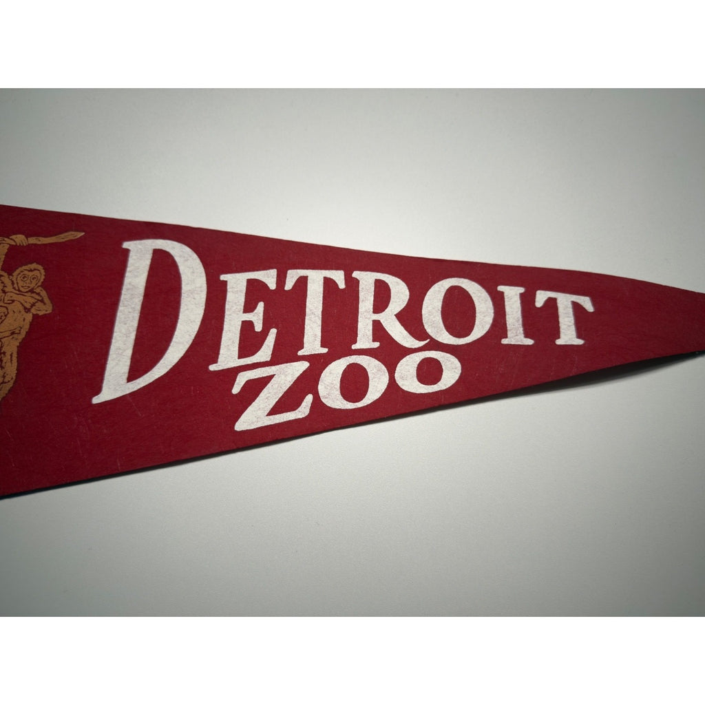 Vintage Detroit Zoo pennant