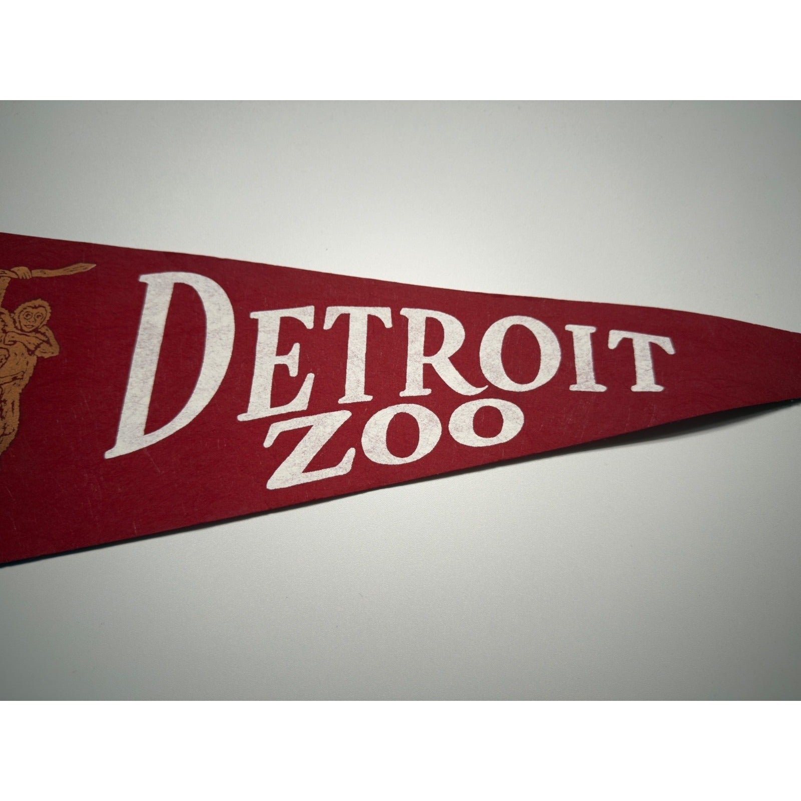 Vintage Detroit Zoo pennant